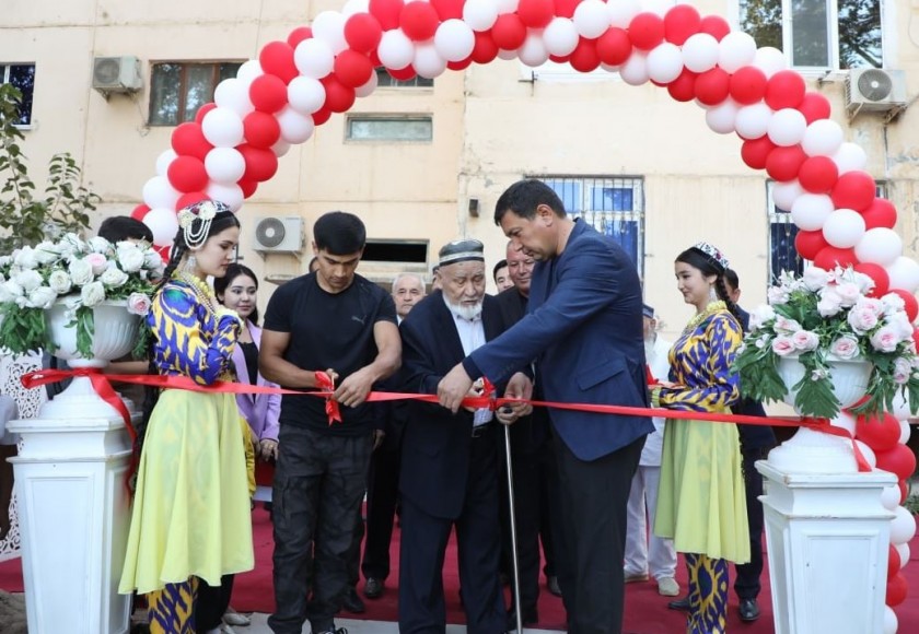 Termiz shahridagi “Bog‘zor” mahallasida "Workout" maydonchasi foydalanishga topshirildi