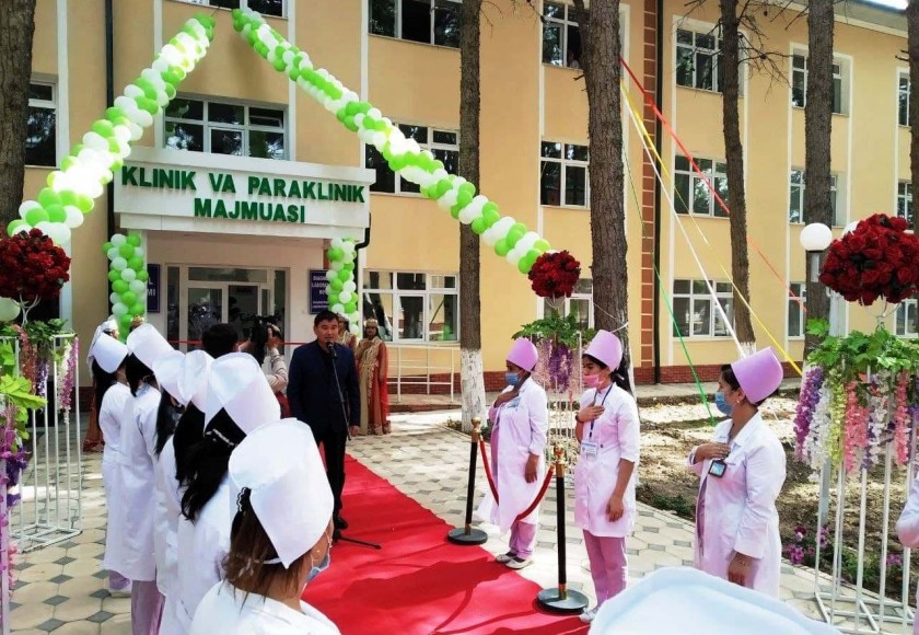 Termiz shahrida klinik va paraklinik majmuasining ochilish marosimi oʼtkazildi