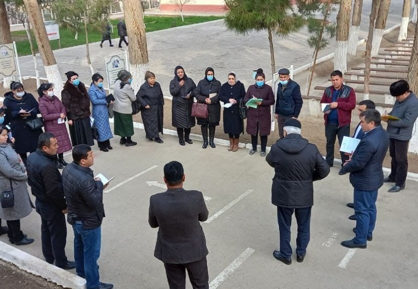 NAVBATDAGI SAYYOR QABUL “CHEGARA” MAHALLASIDA O‘TKAZILDI