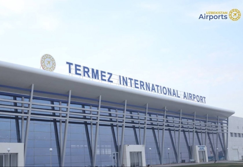 “Termiz” xalqaro aeroporti 55 kunlik rekonstruksiyadan so‘ng yana ishga tushirildi