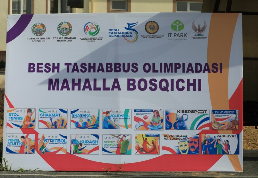 MAHALLALARDA BESH TASHABBUS OLIMPIADASINING 4-KUN MUSOBAQALARI BO‘LIB O‘TMOQDA