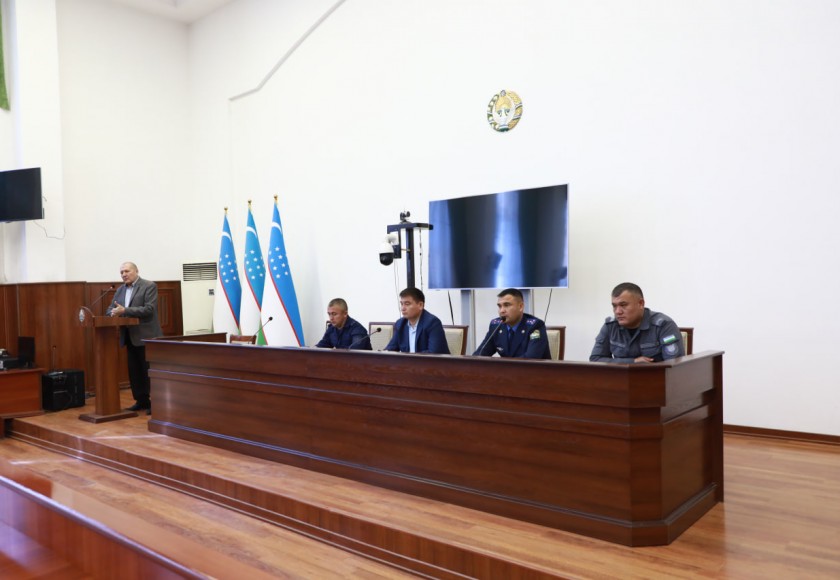 Quturish kasalligi tarqalishining oldini olish mavzusida seminar va maxsus-taktik o‘quv mashqi o‘tkazildi